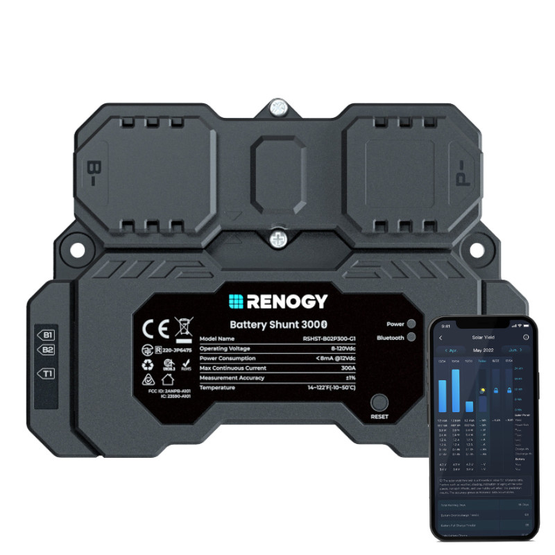Monitor akumulatorów Battery Shunt Renogy 300 BT