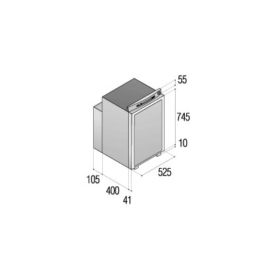 LODÓWKA  ABSORPCYJNA  VTR5105DG   DIGITAL
