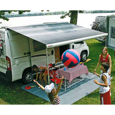MARKIZA F80L 500cm OBUDOWA TITANIUM MATERIAŁ ROYAL GREY