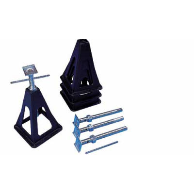 PODPORY POZIOMUJĄCE  PLASTIC JACKS 4 szt.