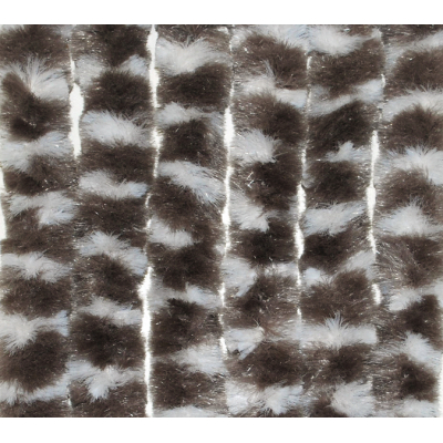 KOTKI ZASŁONA  56x205 cm  BIAŁO / BRĄZOWA