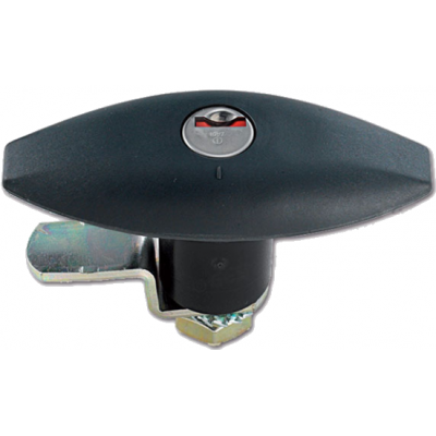 ZAMEK ELIPSA  KLAPY SCHOWKA CZARNY 110 mm