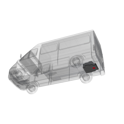 ZBIORNIK NA SZARĄ WODĘ 90L FORD TRANSIT OD 2015r.