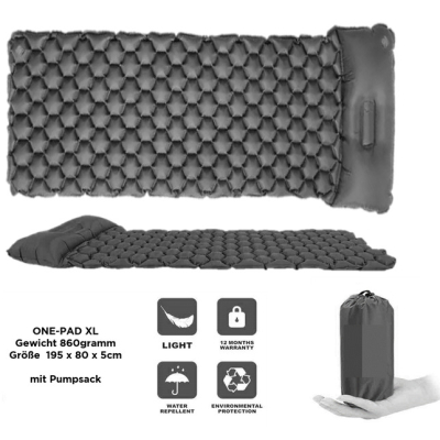 MATERAC DMUCHANY ONE-PAD XL DO DISC - O - BED