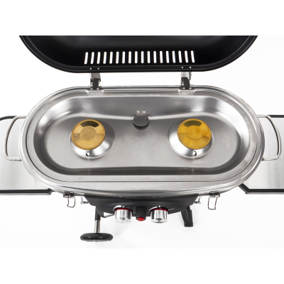 GRILL KEMPINGOWY NA KÓŁKACH  TROLLEY