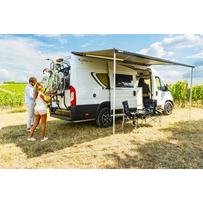 MARKIZA F80 S 290cm Obudowa Polar White materiał Royal Grey