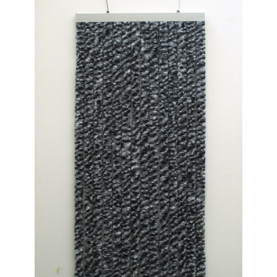 KOTKI ZASŁONA  56x205CM  SZARO / BIAŁO/ CZARNA