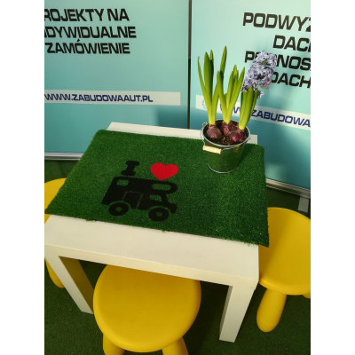 WYCIERACZKA Green Flock 40 x 60 zielona