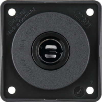 GNIAZDO SAMOCHODOWE BERKER INTEGRO 12V ANTRACYT