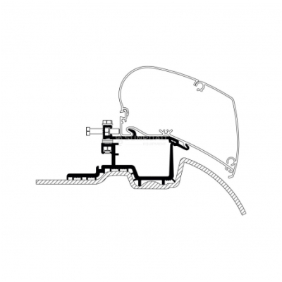 Dodatkowy ADAPTER do Mercedes Sprinter od 2007 i VW Crafter do 2016