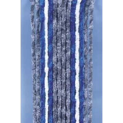 KOTKI ZASŁONA  56x205CM SZARO / BIAŁA / NIEBIESKA