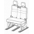 RAMA FOTELA DO VANA: VW T4 T5 T6, FORD CUSTOM, OPEL MOVANO, RENAULT  TRAFIC, MERCEDES VITO